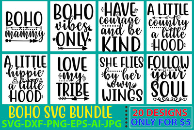 Boho Svg Bundle SVG Syaman 