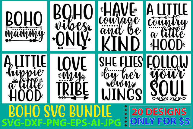 Boho Svg Bundle SVG Syaman 