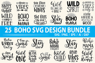 Boho SVG Design Bundle SVG nirmal108roy 