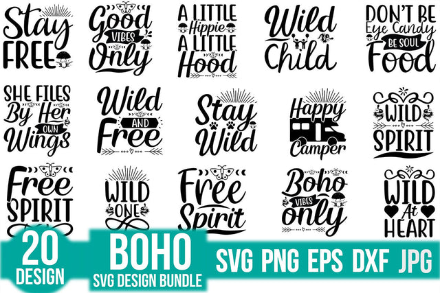 Boho SVG Design Bundle SVG Rupkotha 