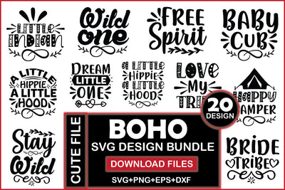 Boho SVG Design Bundle SVG Rupkotha 