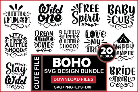 Boho SVG Design Bundle SVG Rupkotha 