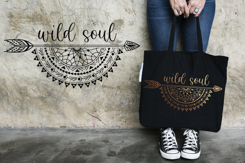 Boho svg quote design, dream catcher svg, arrow svg, tribal SVG Digital Rainbow Shop 