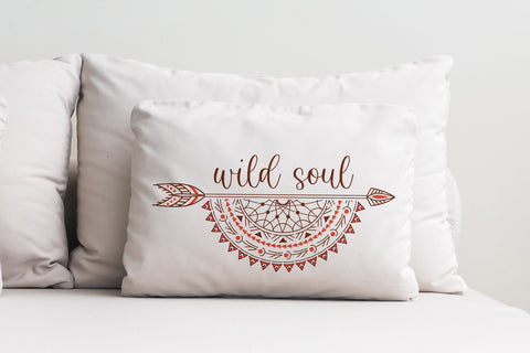 Boho svg quote design, dream catcher svg, arrow svg, tribal SVG Digital Rainbow Shop 