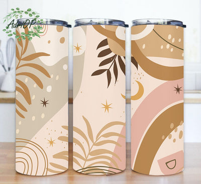 Boho Tumbler Design, Boho 20oz Skinny Tumbler, Boho Tumbler Png, Boho Abstract Sublimation Design, Digital Download Sublimation AdriOP 