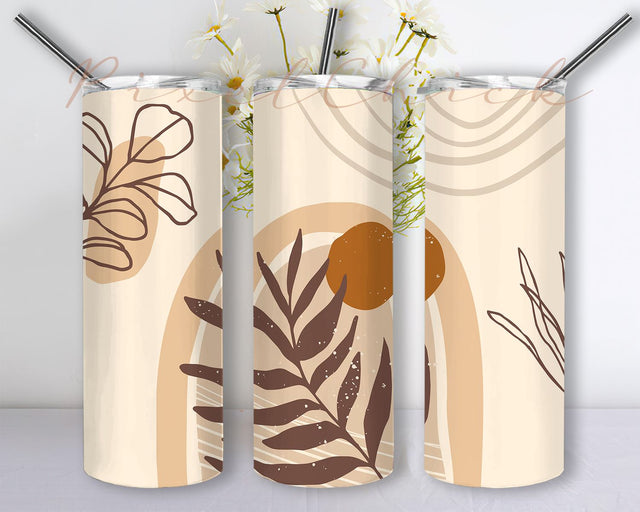 Boho Tumbler Designs, 20oz Skinny Tumbler Sublimation, Rainbow Tumbler Wrap for Straight Tapered Tumbler PNG File Digital Download Sublimation PixelChick 