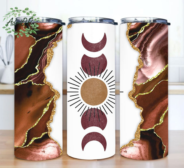 Boho tumbler wrap, Boho Tumbler PNG, 20 oz Sublimation Tumbler Designs, Sublimation Designs Download, Western Tumbler, Sun Moon Tumbler Wrap Sublimation AdriOP 