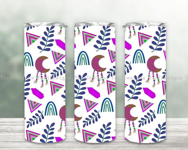 Boho tumbler wrap, Boho Tumbler PNG, 20 oz Sublimation Tumbler Designs Sublimation ToriDesigns 