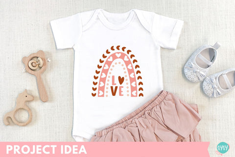 Boho Valentine's Day SVG Bundle, Valentines Sublimation png SVG OyoyStudioDigitals 