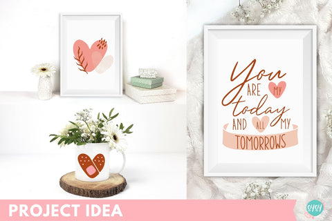 Boho Valentine's Day SVG Bundle, Valentines Sublimation png SVG OyoyStudioDigitals 
