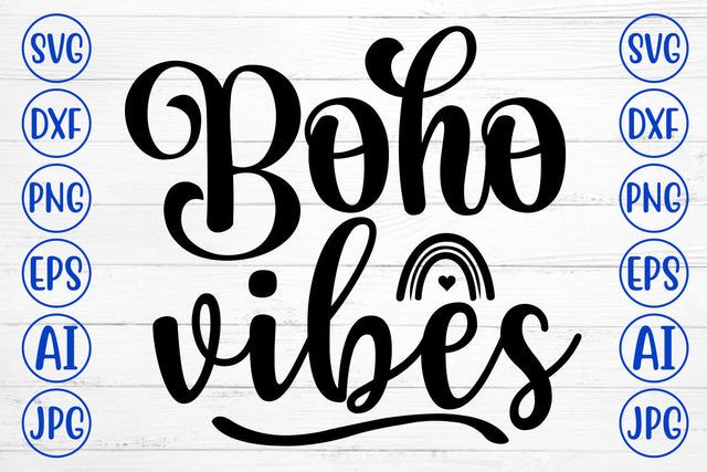 Boho Vibes SVG Cut File SVG Syaman 