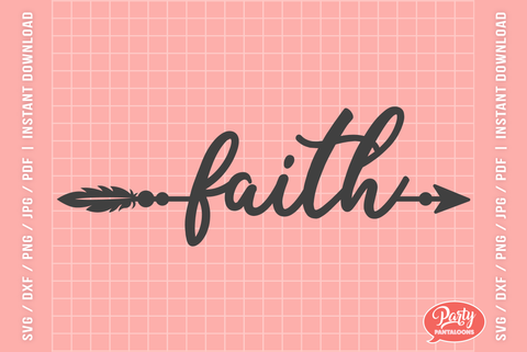 Boho Word Arrows SVG | Svg Dxf Png Pdf SVG Partypantaloons 