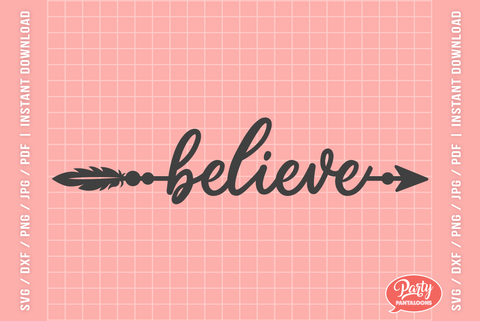 Boho Word Arrows SVG | Svg Dxf Png Pdf SVG Partypantaloons 