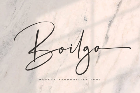 Boilgo Handwritten Font Font Vultype Co 