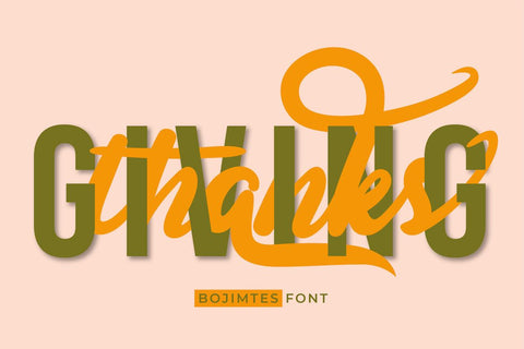 Bojimtes Font twinletter 