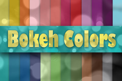 Bokeh Digital Papers Sublimation Old Market 