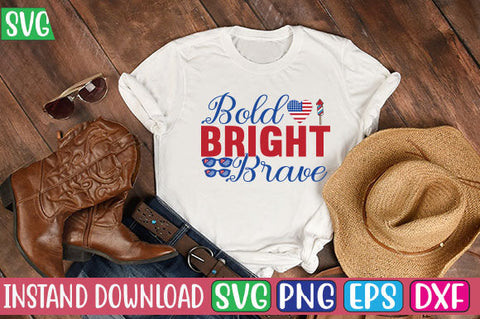 Bold Bright Brave SVG Cut File SVG Studio Innate 