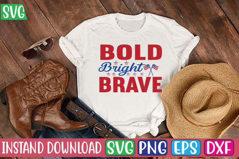 Bold Bright Brave SVG Cut File SVG Studio Innate 