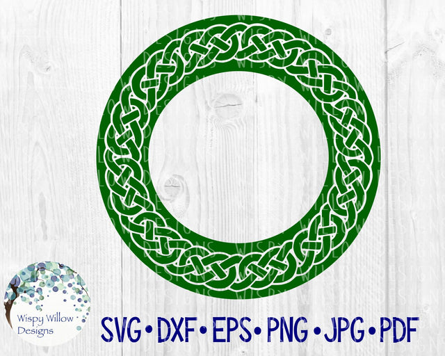 Bold Celtic Border | Name | Monogram SVG Wispy Willow Designs 