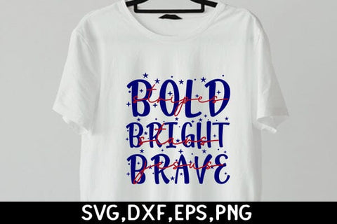 Bold Stripes Bright Stars Brave Jesus SVG Angelina750 