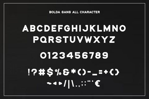Bolda Sans - Sans Serif Font Font Masyafi Studio 