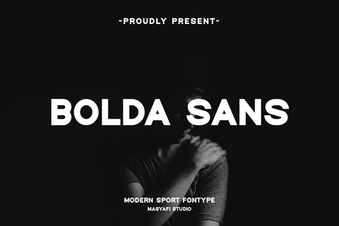 Bolda Sans - Sans Serif Font Font Masyafi Studio 