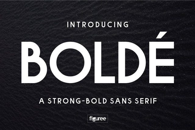 Bolde - Strong Sans Serif Font Mozzatype 