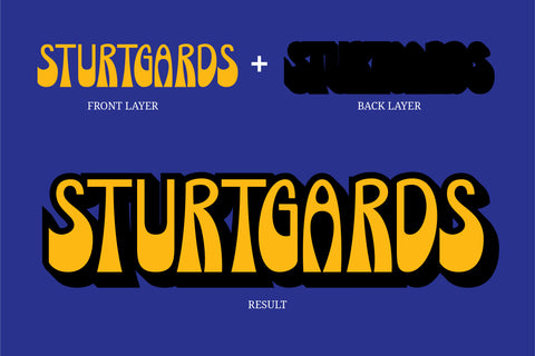 Boldscope - Retro Psychedelic Display Font ahweproject 