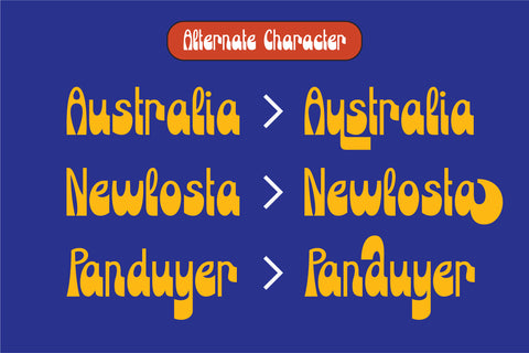 Boldscope - Retro Psychedelic Display Font ahweproject 