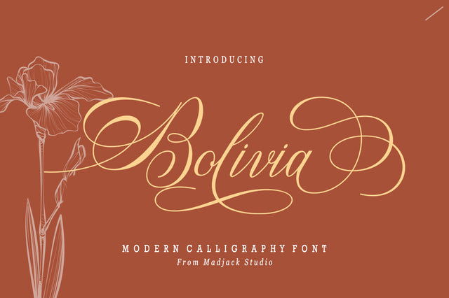 Bolivia Script Font muhammadzeky 