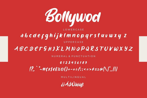 Bollywod Handwritten Brush Font Creatype Studio 