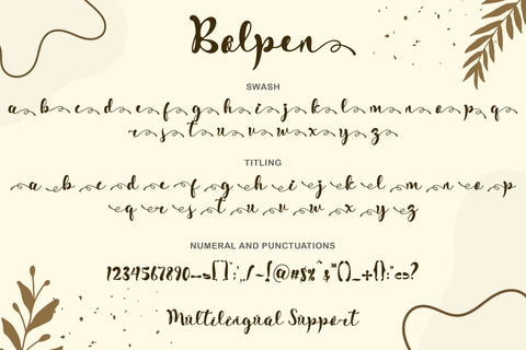 Bolpen Font Prasetya Letter 