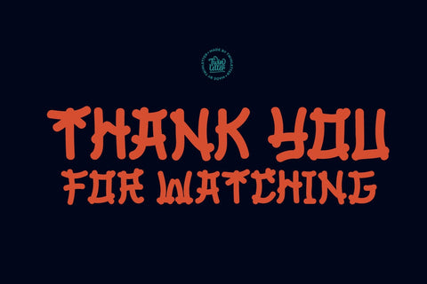 BOMADHA - Japanese style font Font twinletter 