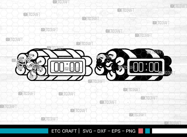 Bomb SVG, Bomb Silhouette, Dynamite Bomb Svg, Weapon Svg, Aviation Bomb, Aircraft Bomb Svg, Missile Svg Bundle SVG ETC Craft 