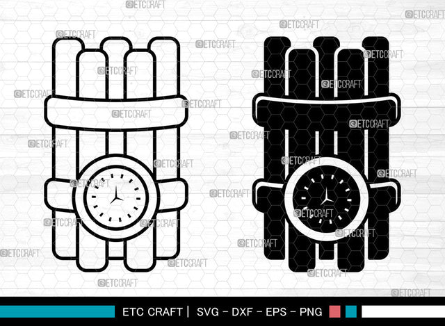 Bomb SVG, Bomb Silhouette, Dynamite Bomb Svg, Weapon Svg, Aviation Bomb, Aircraft Bomb Svg, Missile Svg Bundle SVG ETC Craft 