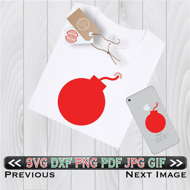 Bomb Svg Files For Cricut Designs Svg Cut Files Silhouette Svg Cutting File Cricut Svg Files Dxf Files Bomb Dxf Designs Die Cut File Svg SVG My Sew Cute Boutique 