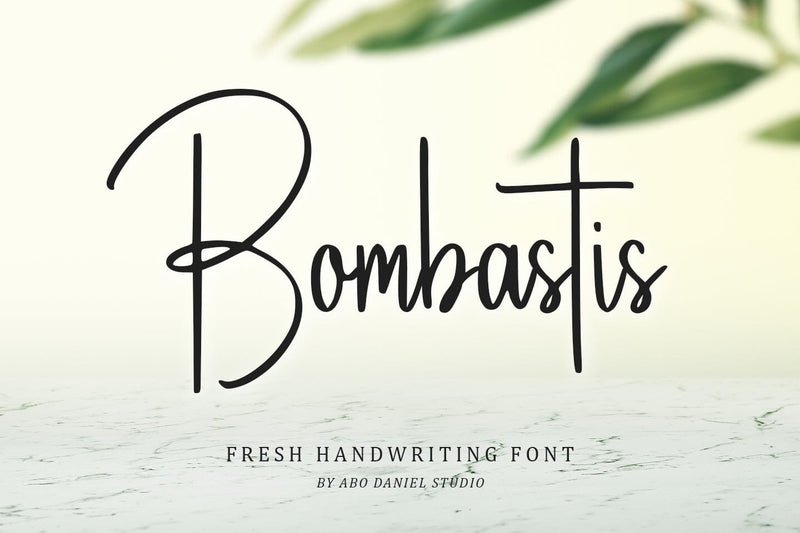 Bombastis Font Abo Daniel Studio 