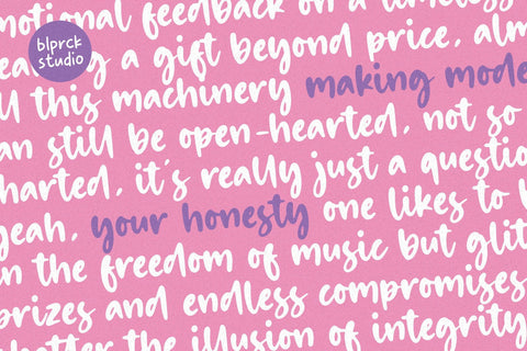 Bombslide a Modern Handwritten Font Font Balpirick 