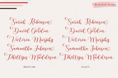 Bomshel Script Font Rotterlab studio 