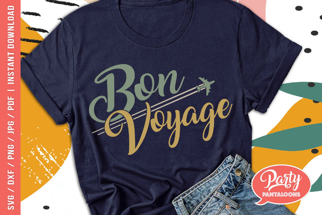 BON VOYAGE | aeroplane SVG SVG Partypantaloons 