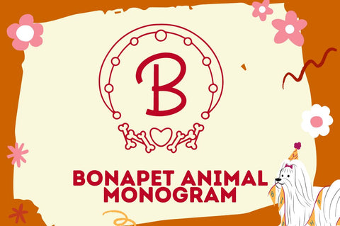 Bonapet Animal Monogram Font Attype studio 