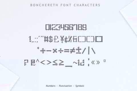 Bonchereth Font Font Leamsign Studio 