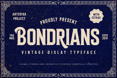 Bondrians Font Arterfak Project 