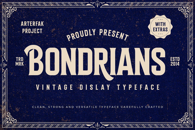 Bondrians Font Arterfak Project 