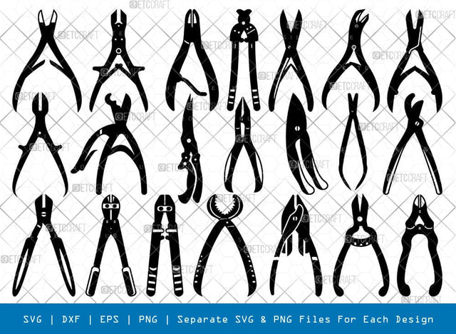 Bone Cutter Silhouette, Bone Cutter SVG, Orthopedic Tools Svg, Bone Rongeur Svg, Bone Cutter Bundle, SB00978 SVG ETC Craft 