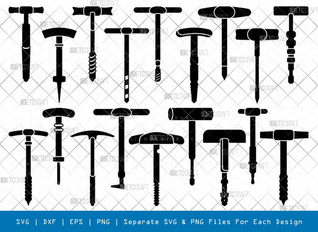 Bone Tap Silhouette, Bone Tap SVG, Orthopedic Tools Svg, Dental Tools Svg, Bone Tap Bundle, SB00979 SVG ETC Craft 