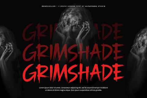 Bonechiller - Brush Font Font Alpaprana Studio 