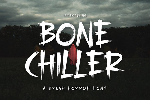 Bonechiller - Brush Font Font Alpaprana Studio 
