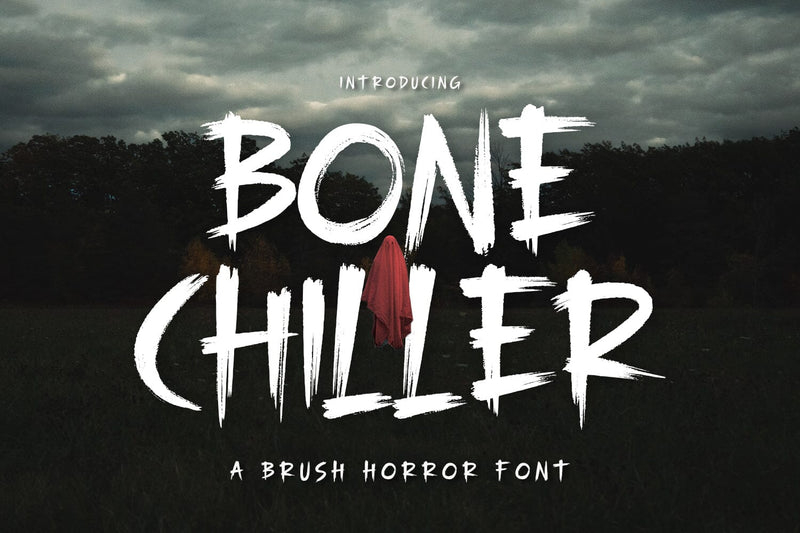 Bonechiller - Brush Font Font Alpaprana Studio 