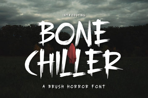 Bonechiller - Brush Font Font Alpaprana Studio 
